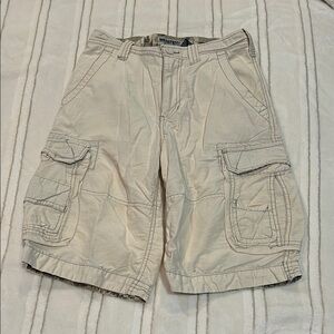 Tan Cargo Shorts Classic Utility Style